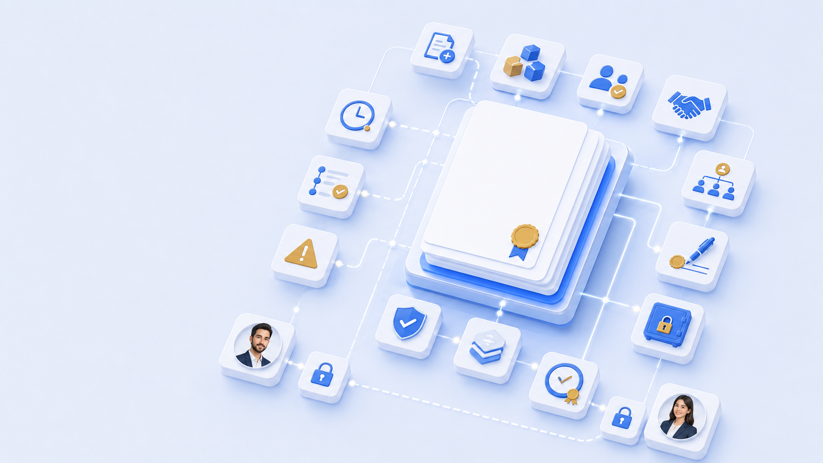 Contract Management illustrated overview